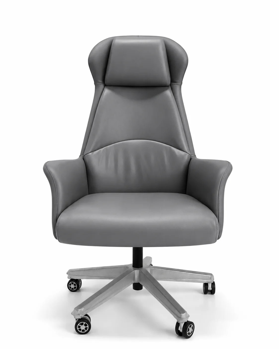 Executive High-Back Office Chair with Winged Headrest