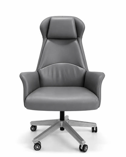 Executive High-Back Office Chair with Winged Headrest