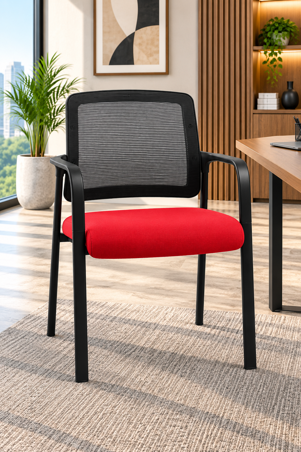 Professional Office Guest Chair with Armrests