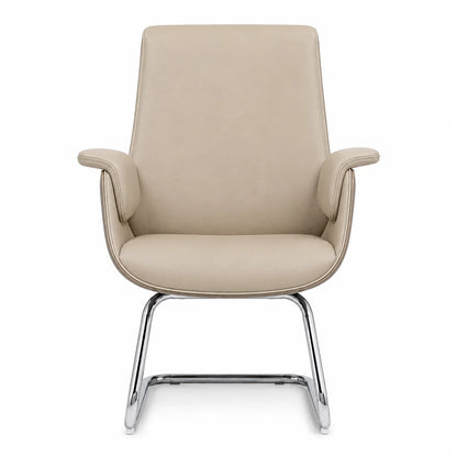 Modern High-Back Conference Chair with Padded Armrests