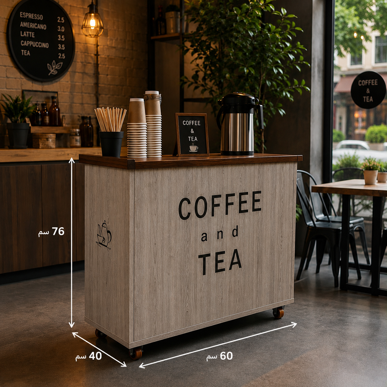 MTD Design Movable Coffee Table - Greg