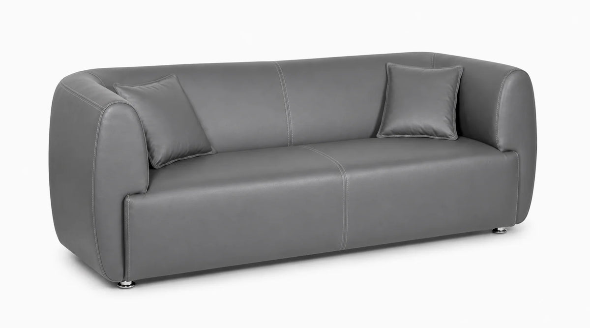 Modern Curved 3-Seater Sofa