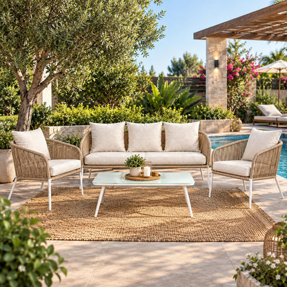 Modern Woven Outdoor Patio Furniture Set