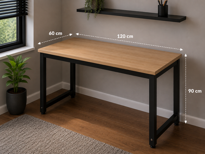 Computer Table PC Laptop Modern Study Table, Office Desk Workstation for Home