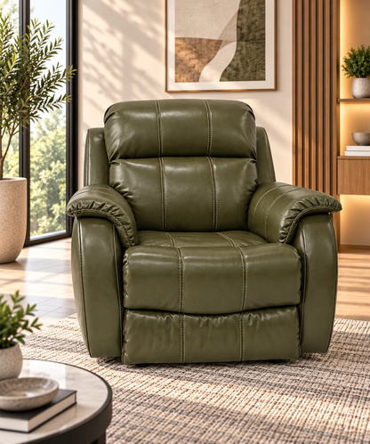 Modern Power Recliner Armchair with Plush Cushions