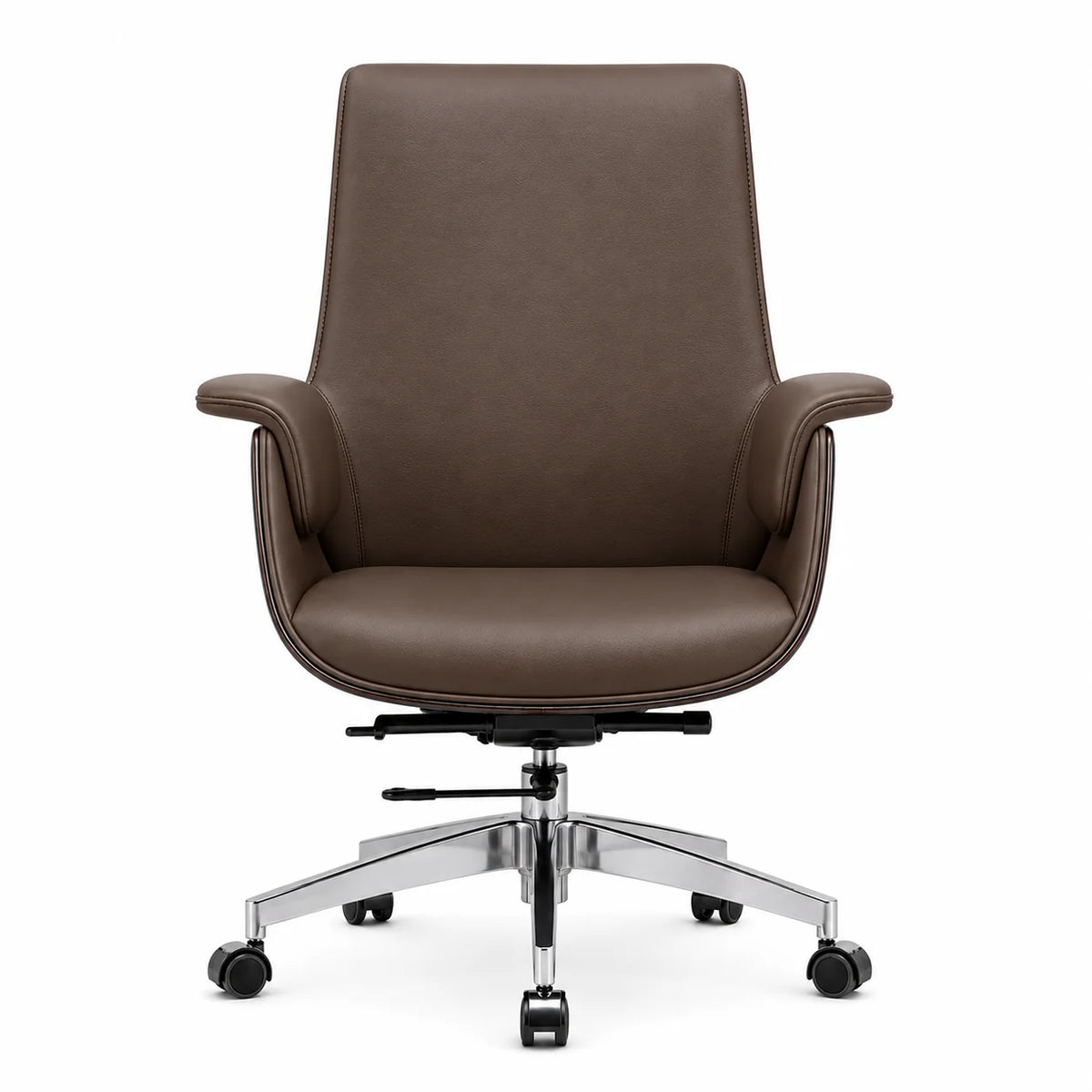 Modern Executive Office Chair with Padded Armrests