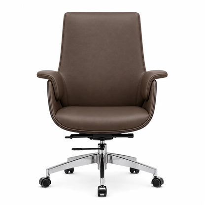 Modern Executive Office Chair with Padded Armrests