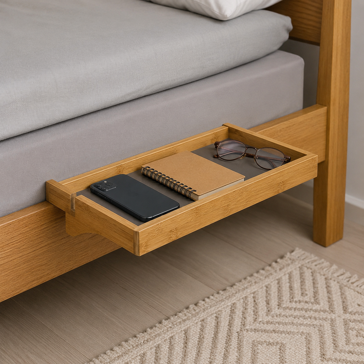 Bedside Bed Shelf