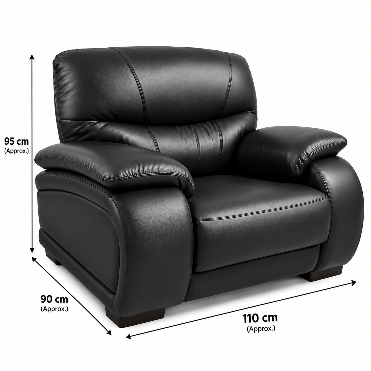 Luxury Padded Recliner Chair