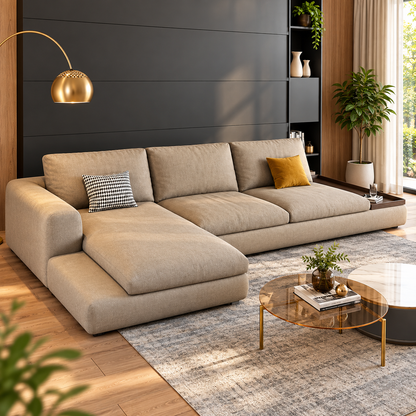 Modern Comfort L-Shaped Sofa