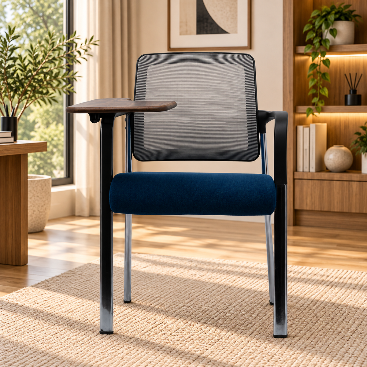 Modern Ergonomic Office Chair with Tablet Arm