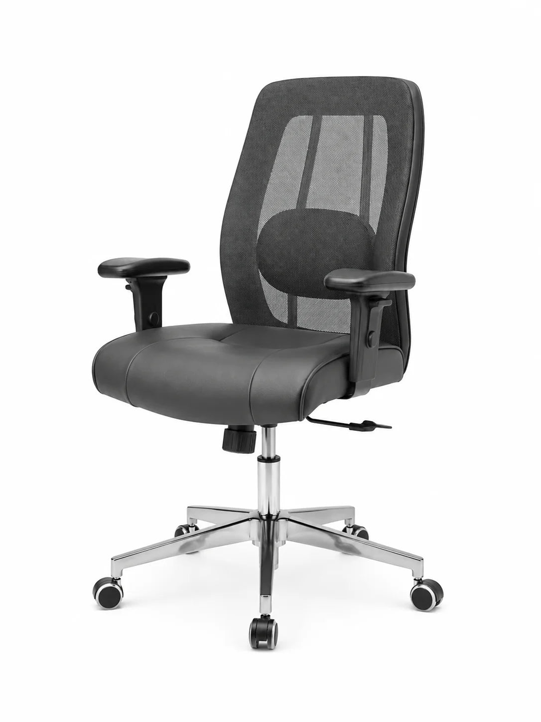 Ergonomic High-Back Mesh Office Chair with Lumbar Support & Adjustable Height