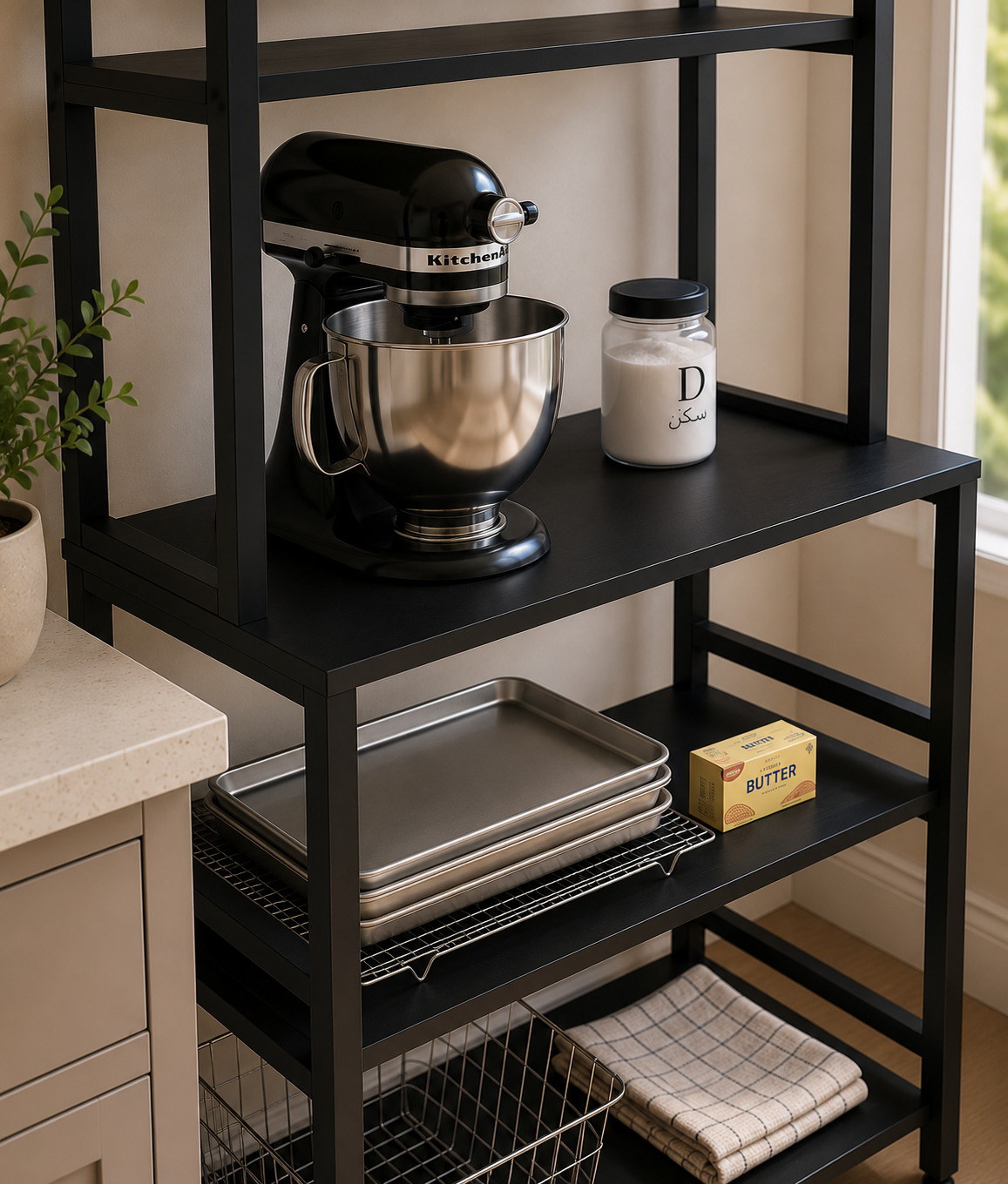 5-Tier Kitchen Bakers Rack