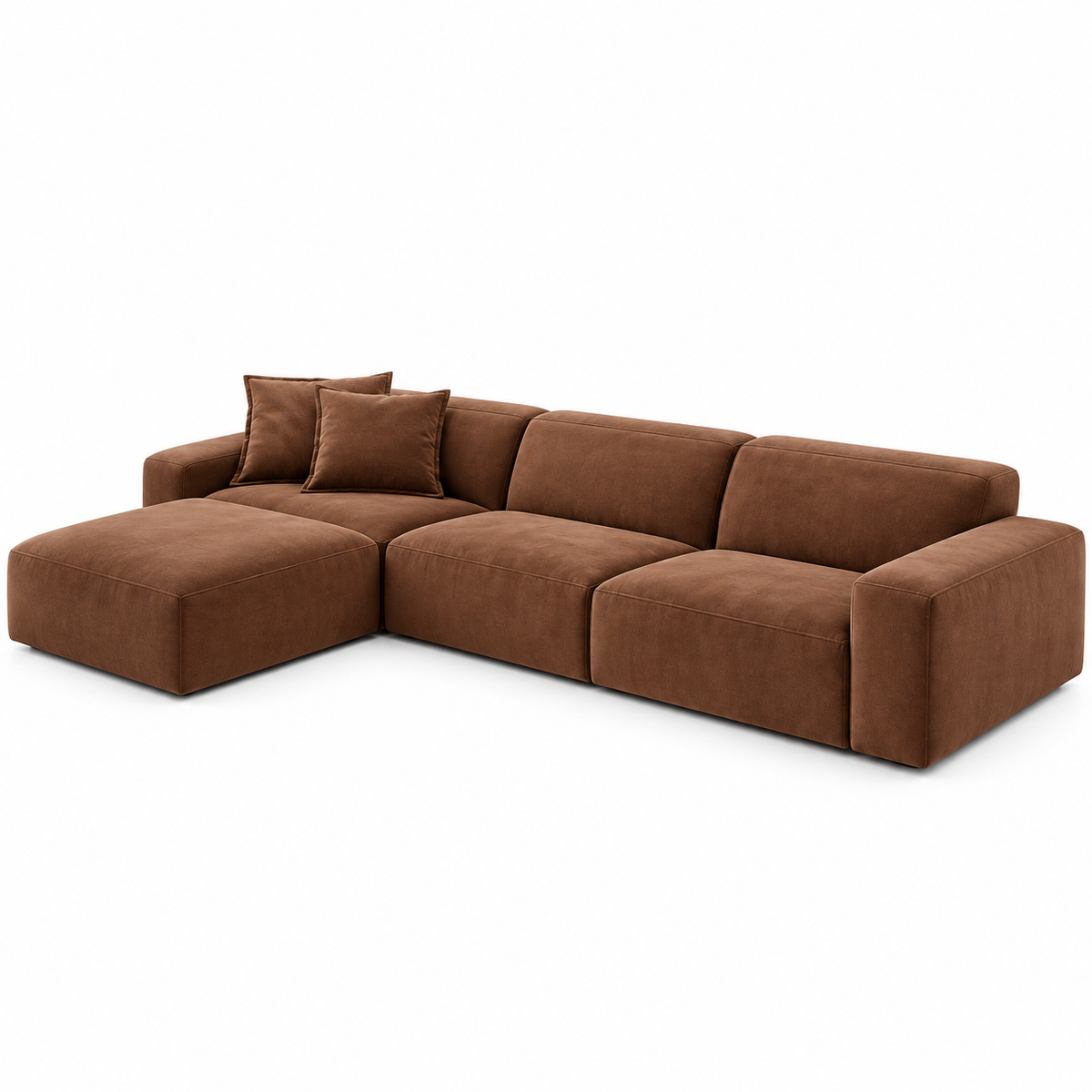 Modern Modular L-Shaped Sectional Sofa with Chaise