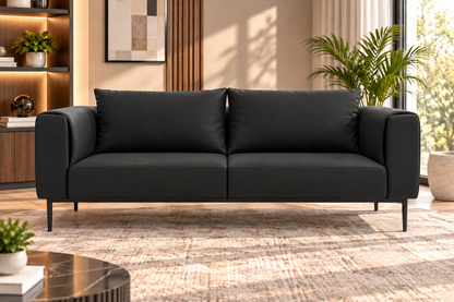 Modern 3-Seater Upholstered Sofa