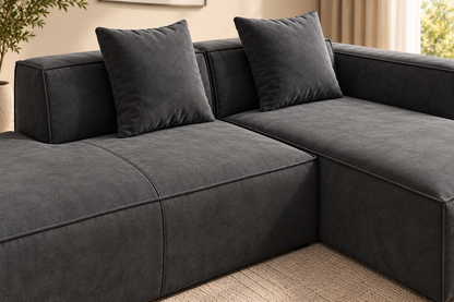 Modern L-Shaped Sectional Sofa