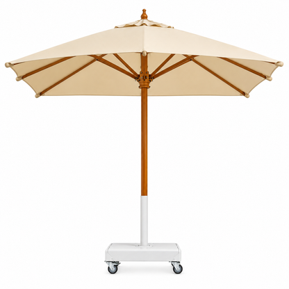 Modern Outdoor Patio Umbrella with Rolling Base