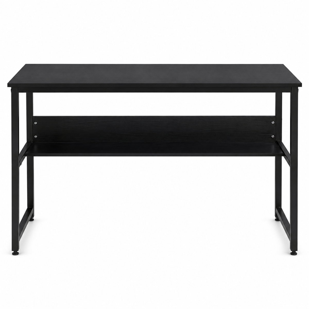 Modern Black Computer Desk with Storage