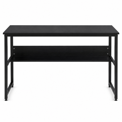 Modern Black Computer Desk with Storage