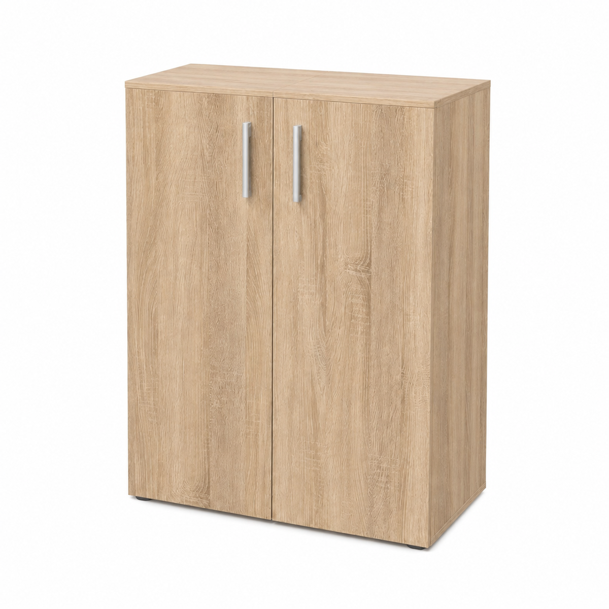 2-compartments-bookshelf-with-doors-wooden-storage-rack-modern-shelving