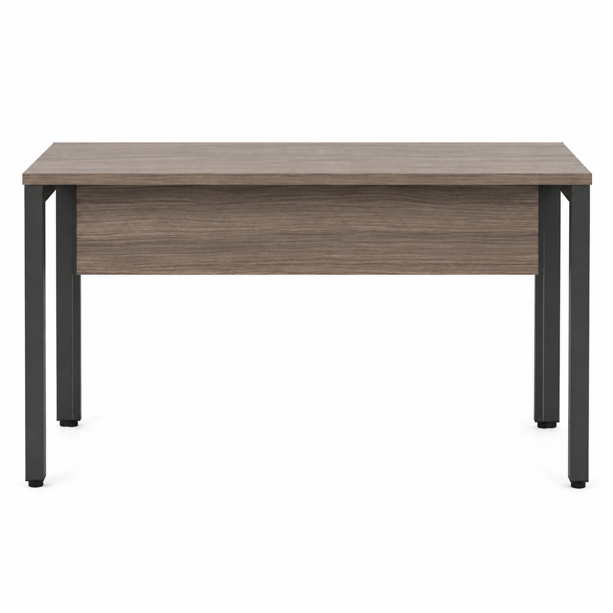 Industrial Style Wooden Office Desk with Sturdy Metal Legs