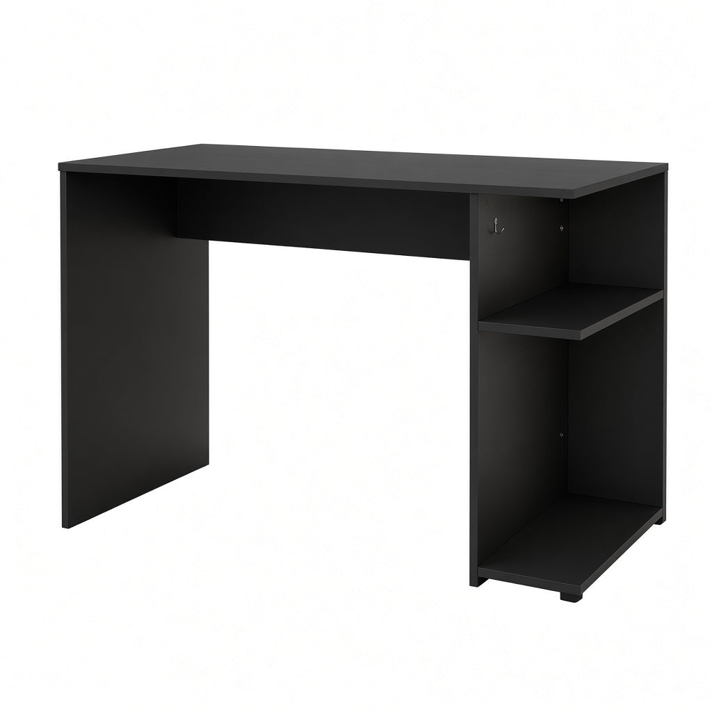 Compact Gaming Computer Desk with 2 Shelves