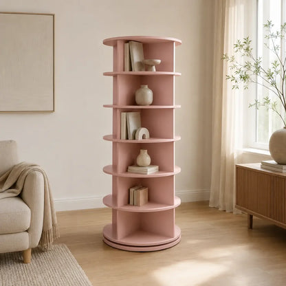 Modern  Rotating Corner Shelf Unit