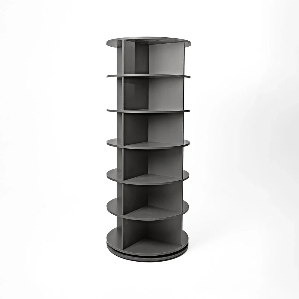 Modern  Rotating Corner Shelf Unit