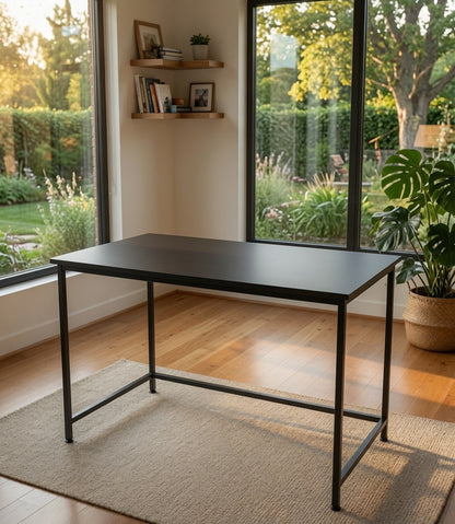 Computer Desk for Home Office Study Writing Laptop Business T00319 (Black)