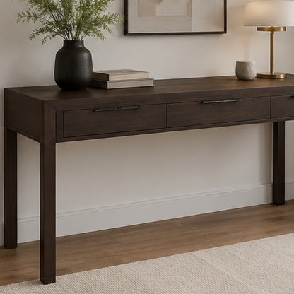 Hollander Solid Wooden Office Desk with 2 Drawers
