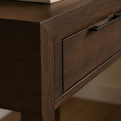 Hollander Solid Wooden Office Desk with 2 Drawers