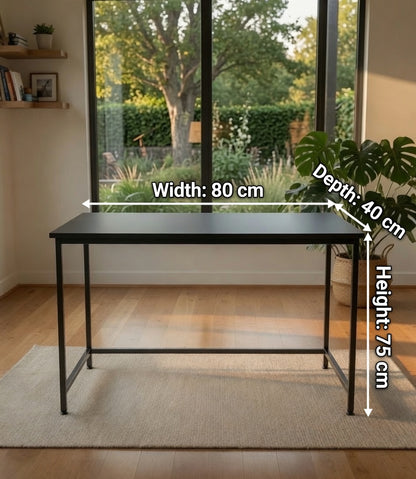 Computer Desk for Home Office Study Writing Laptop Business T00319 (Black)