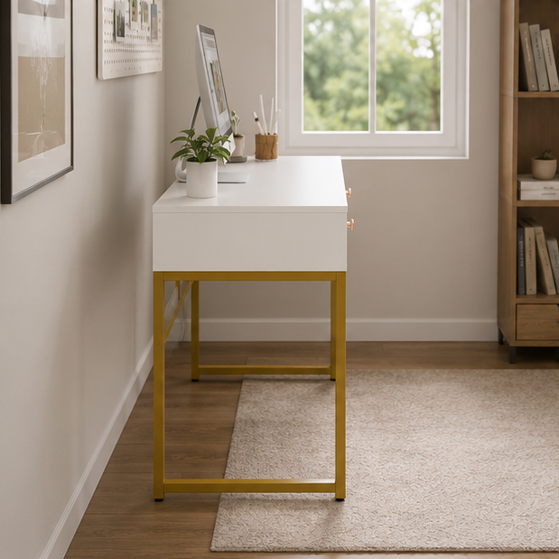 Modern Makeup Vanity Console Table