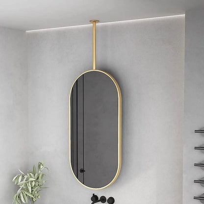 Modern Ceiling-Mounted Arch Mirror